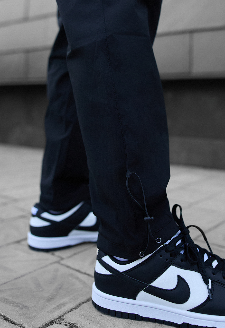 Pantaloni Staff pa spandex black