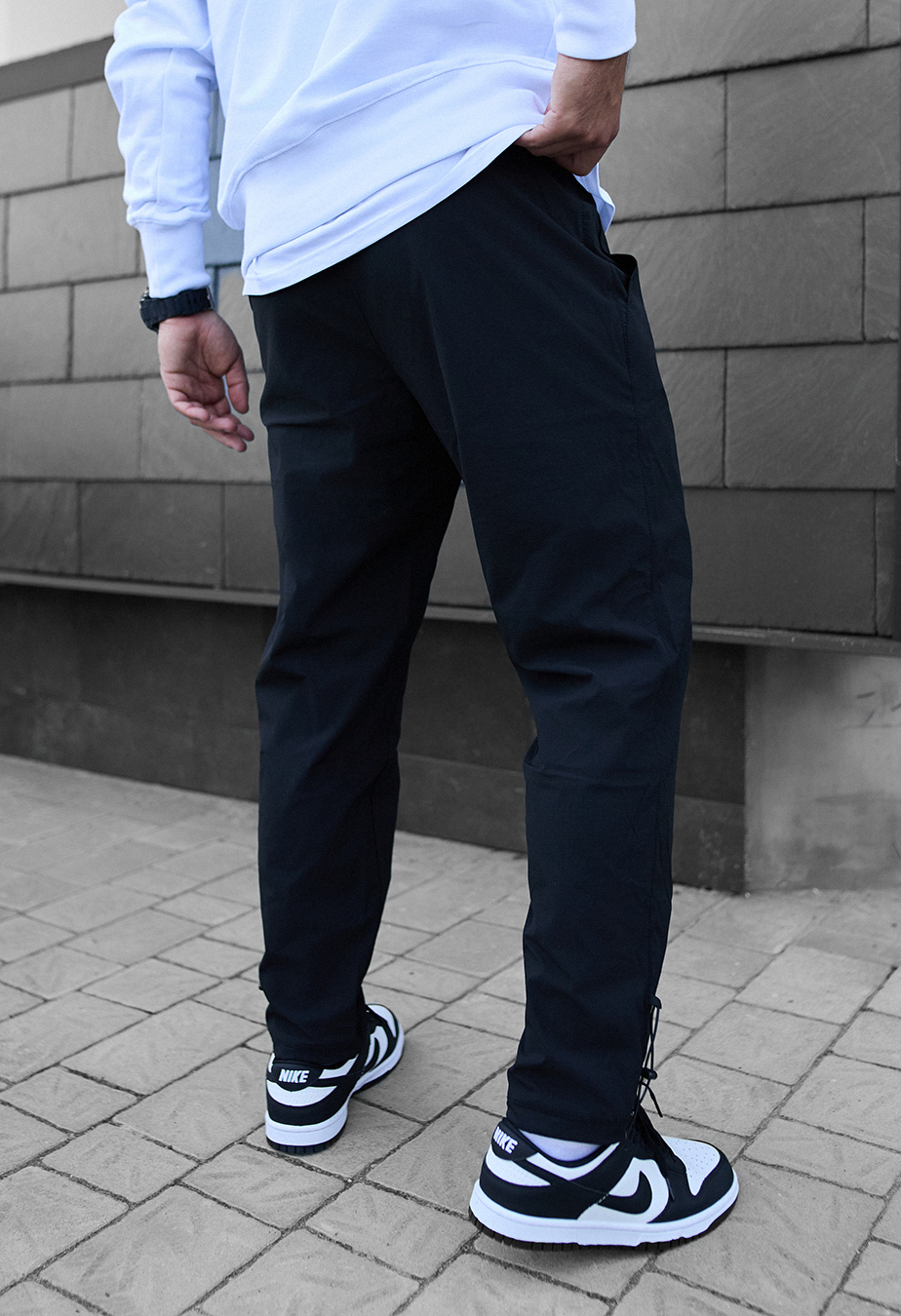 Pantaloni Staff pa spandex black