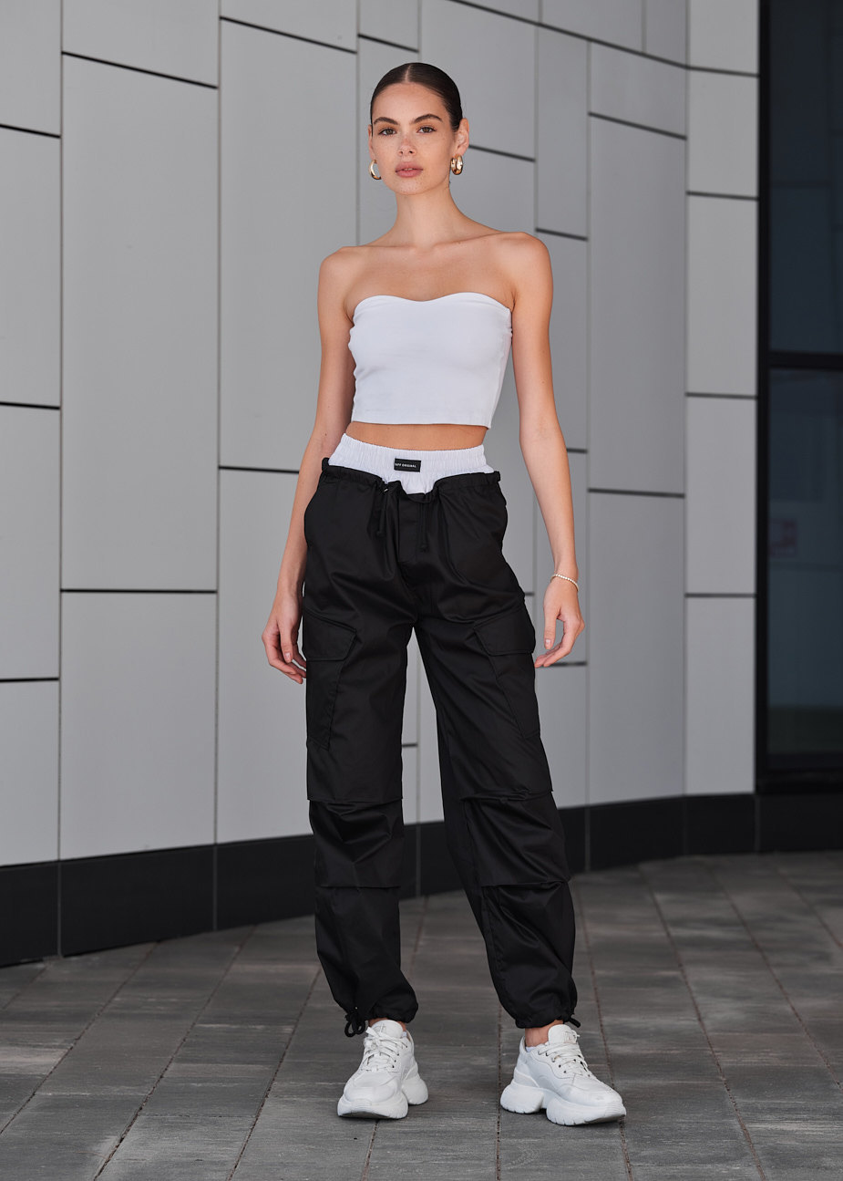 Pantaloni de damă Staff bem cargo black