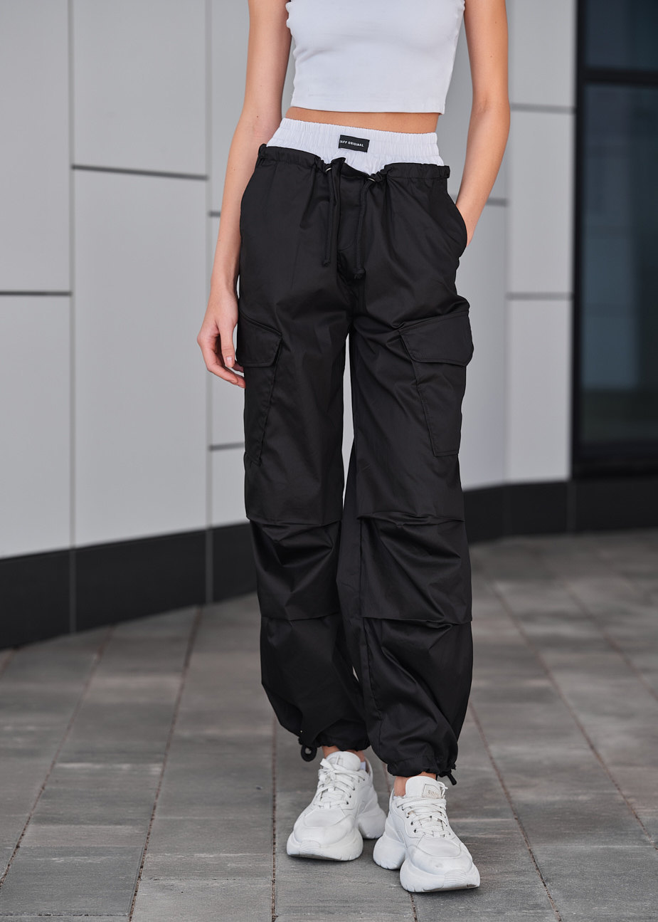 Pantaloni de damă Staff bem cargo black