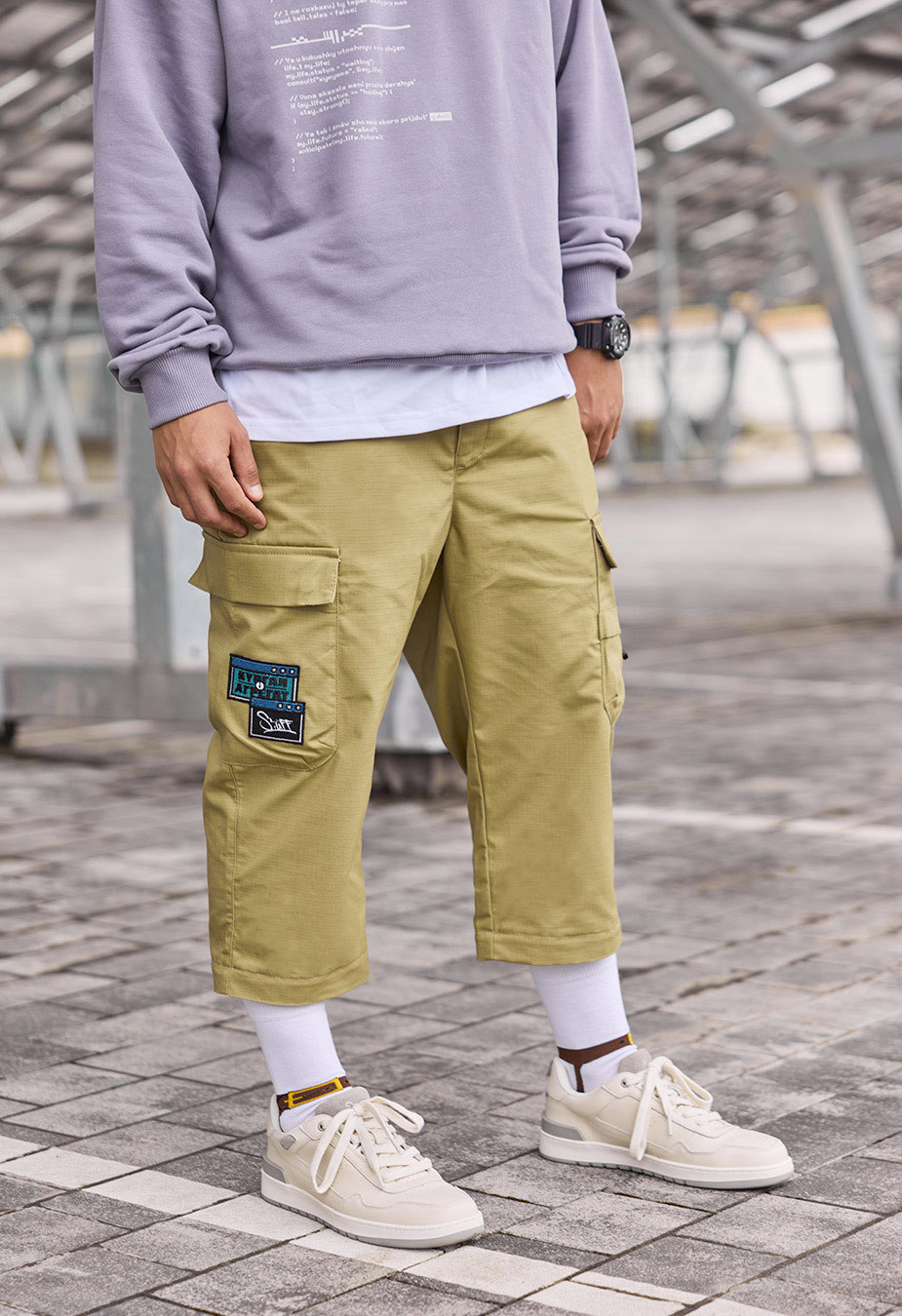 Pantaloni - pantaloni scurți Staff x Curgan și Agregat 