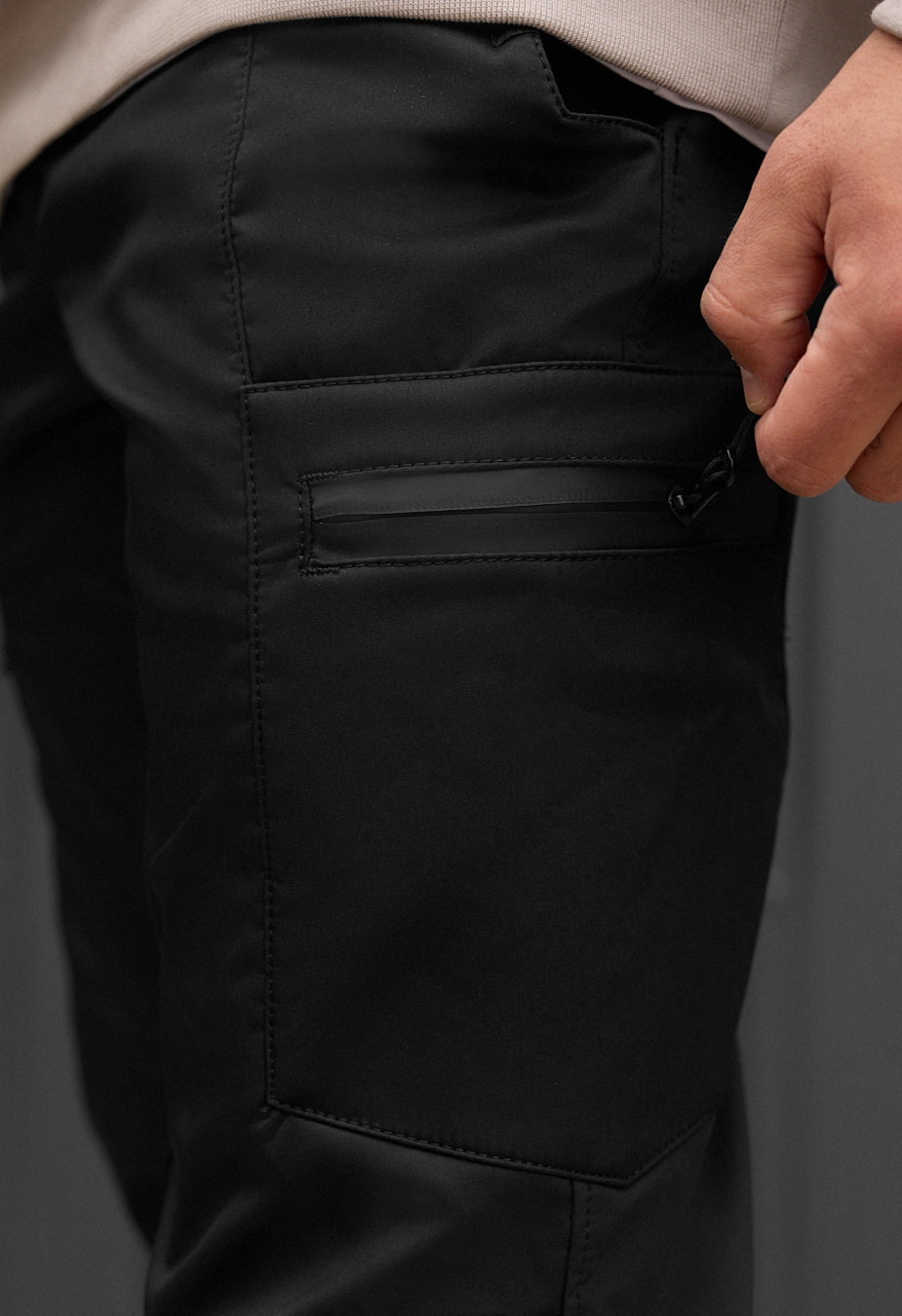 Pantaloni izolați Staff do cargo black fleece
