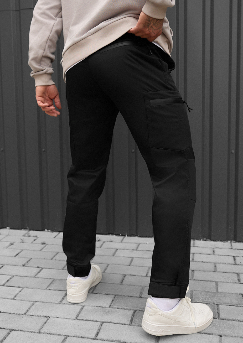 Pantaloni izolați Staff do cargo black fleece