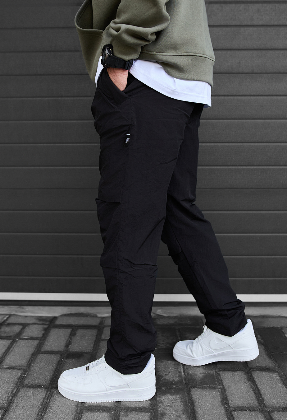 Pantaloni izolați Staff do black fleece