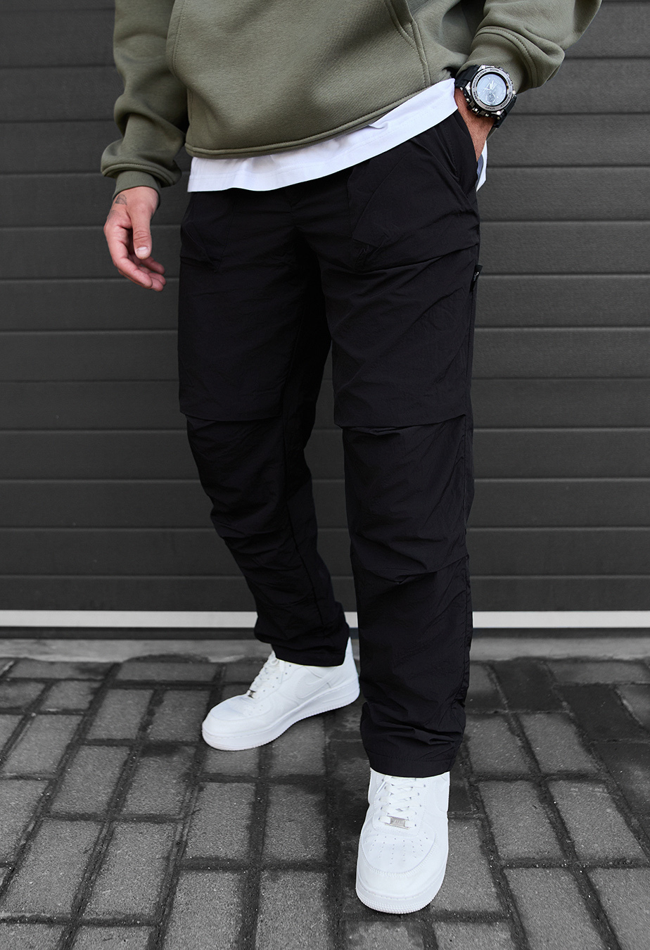 Pantaloni izolați Staff do black fleece