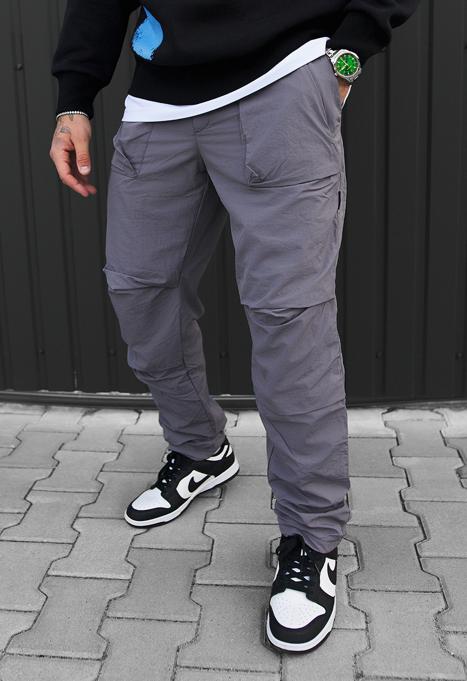 Pantaloni izolați Staff do gray fleece