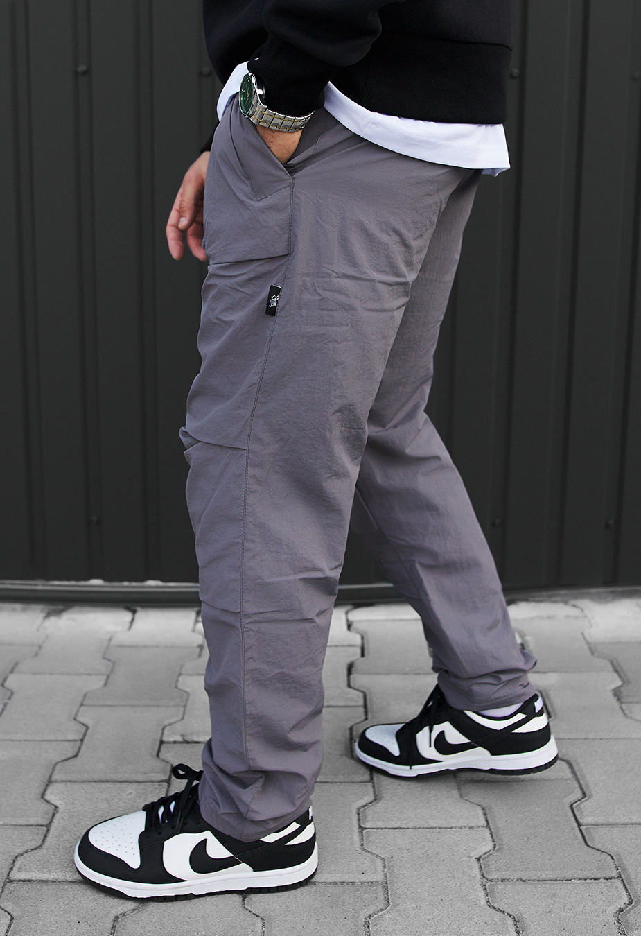 Pantaloni izolați Staff do gray fleece