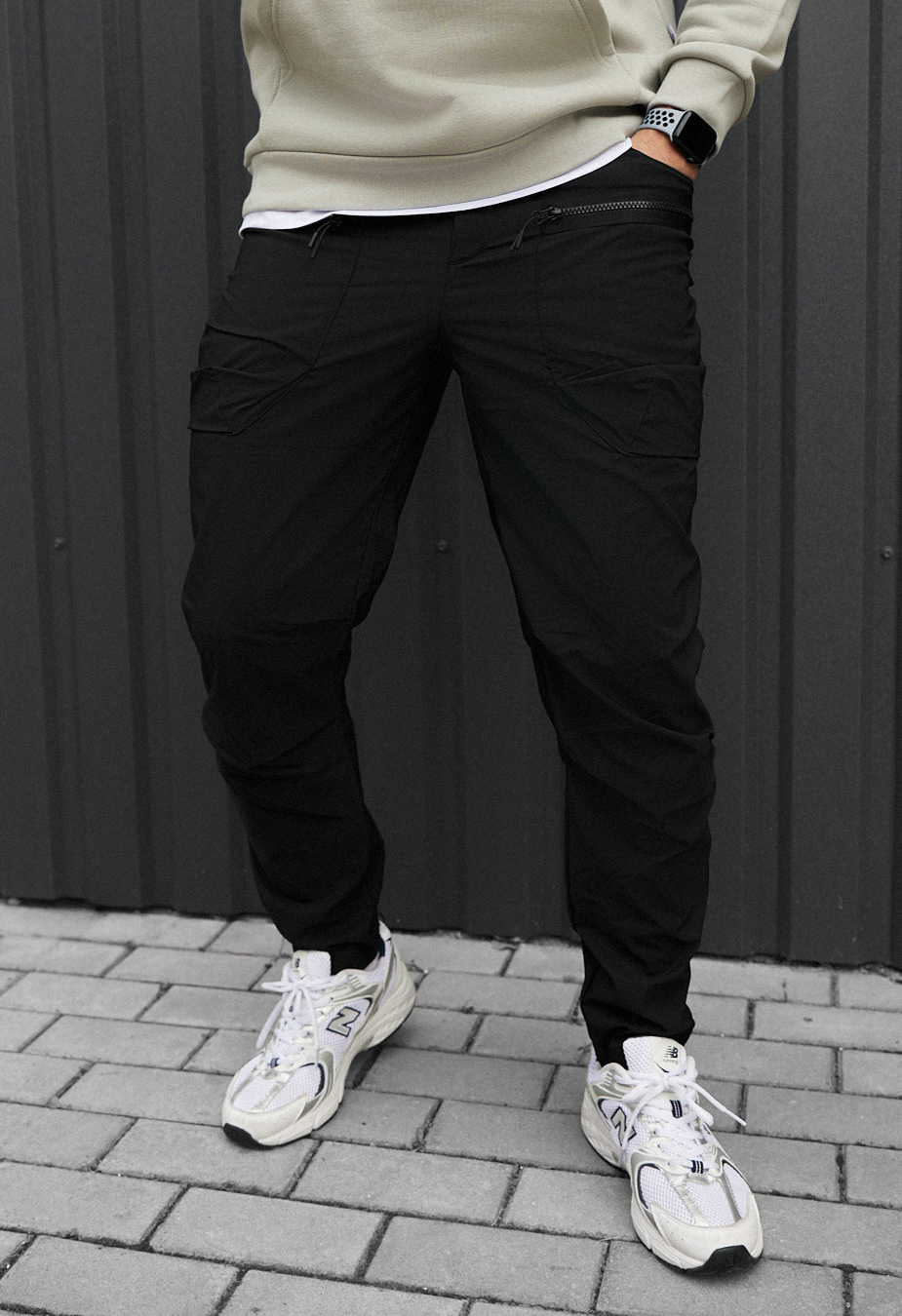 Pantaloni Staff cargo ks black