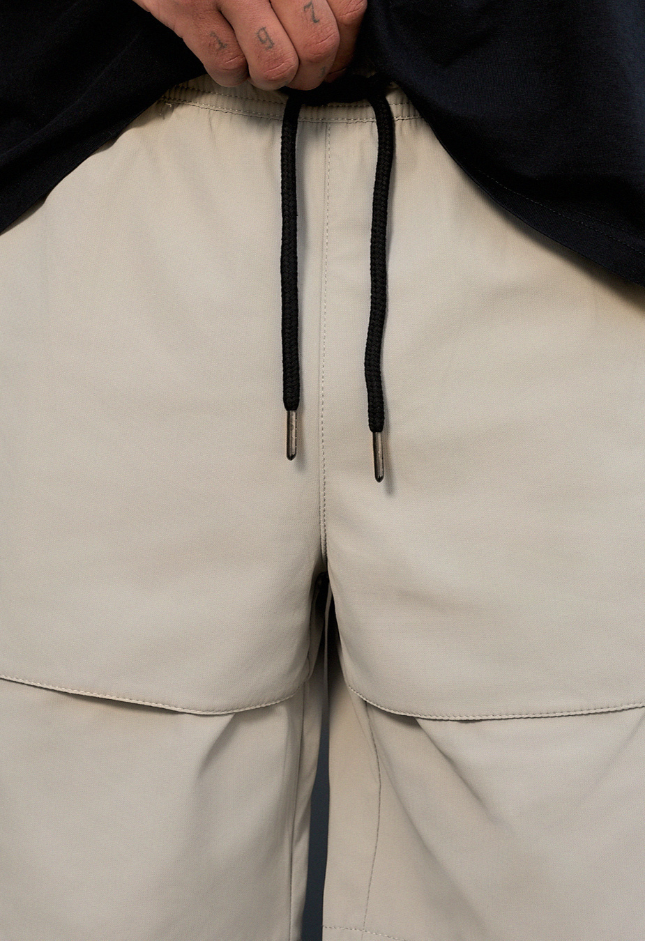 Pantaloni scurți Staff cargo vin light gray