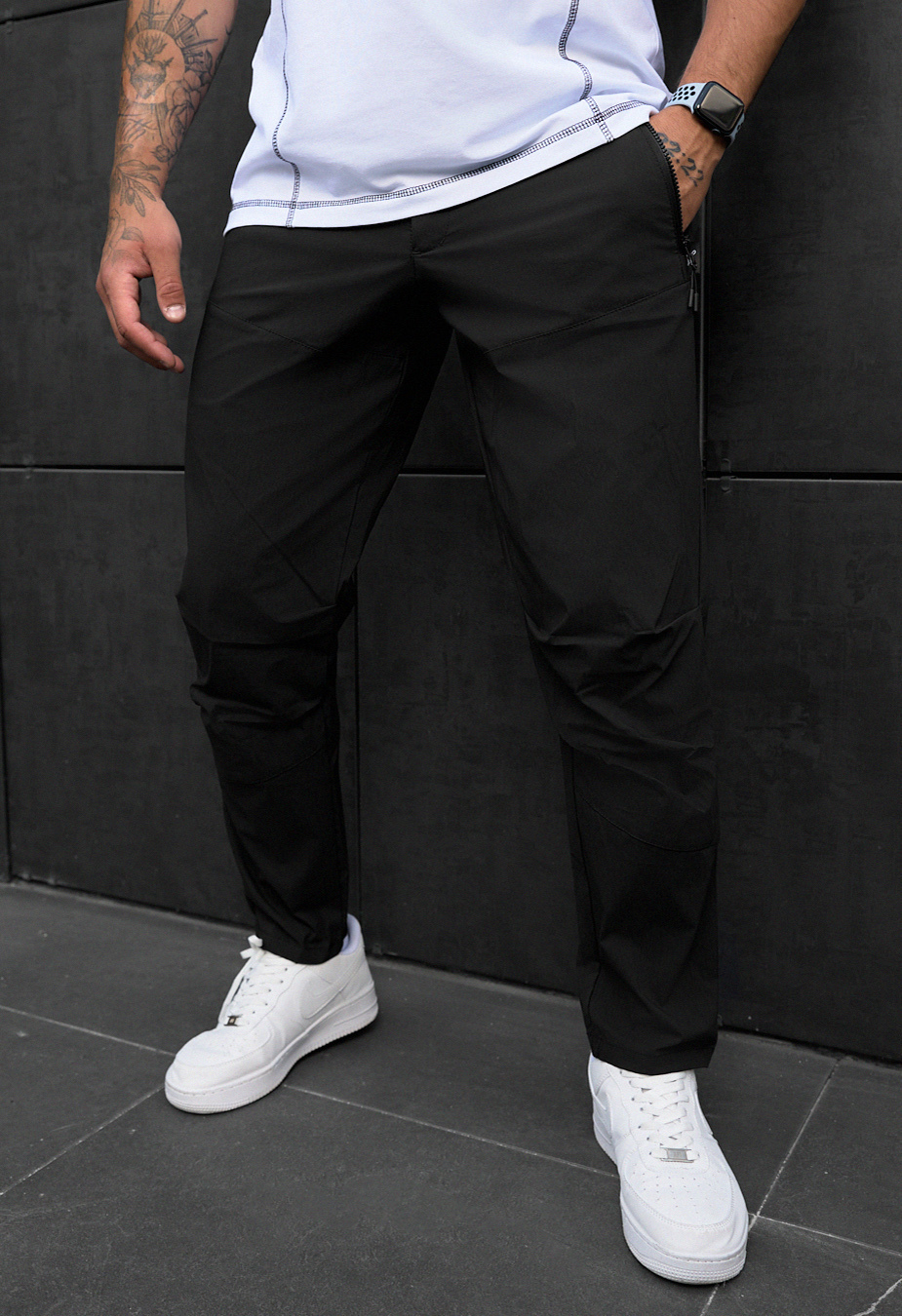 Pantaloni chinos Staff sp black