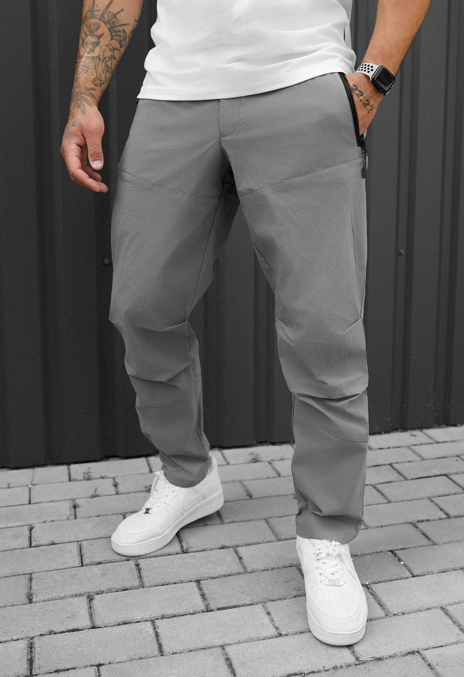 Pantaloni chinos Staff sp gray