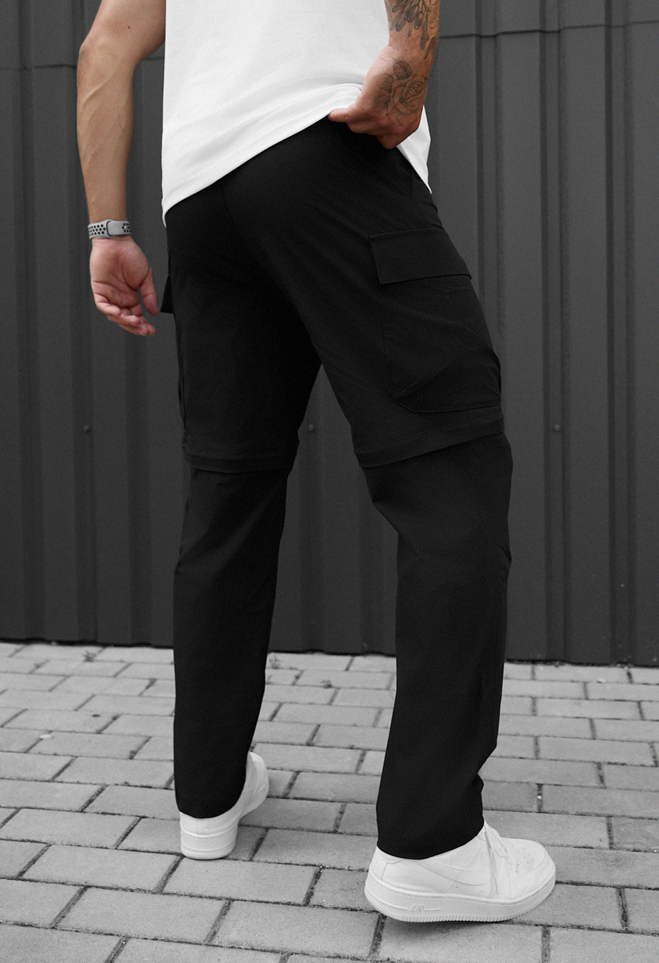 Pantaloni Staff cargo chi black