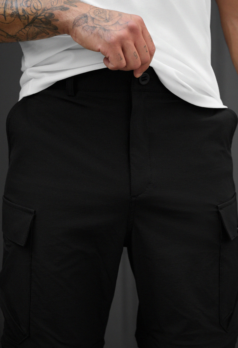 Pantaloni Staff cargo chi black