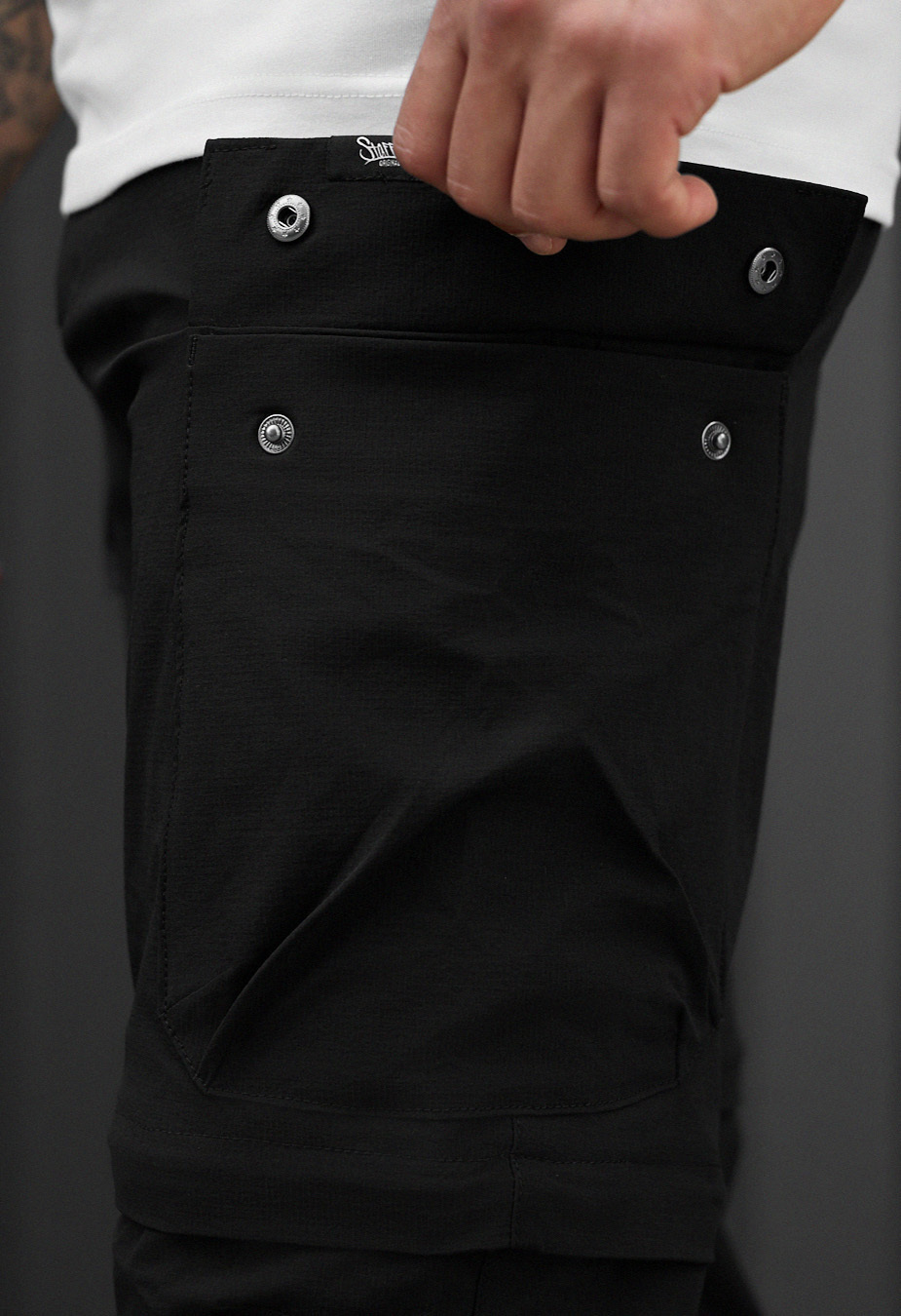 Pantaloni Staff cargo chi black