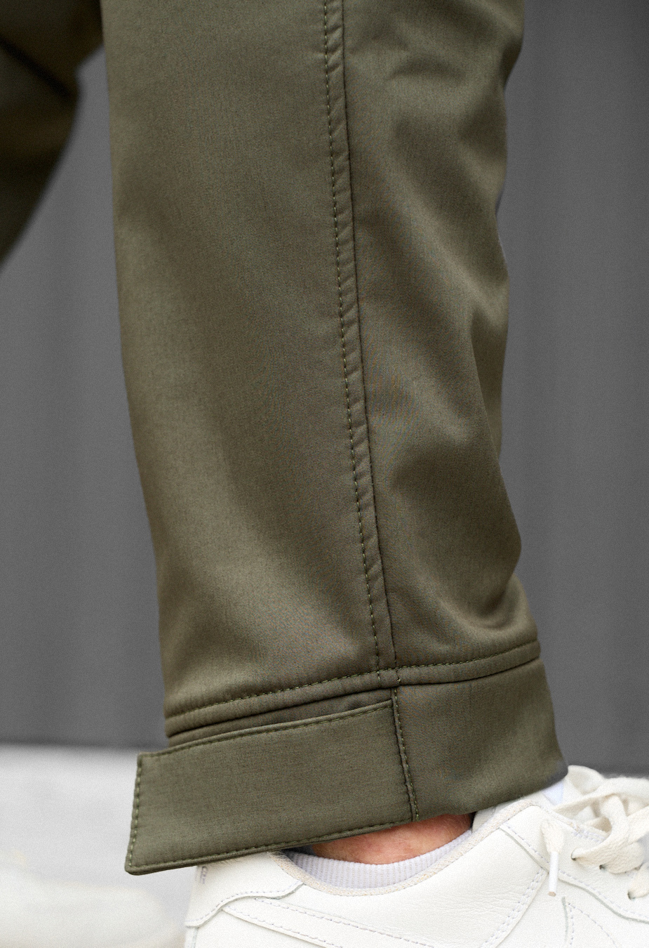 Pantaloni izolați Staff do cargo khaki fleece