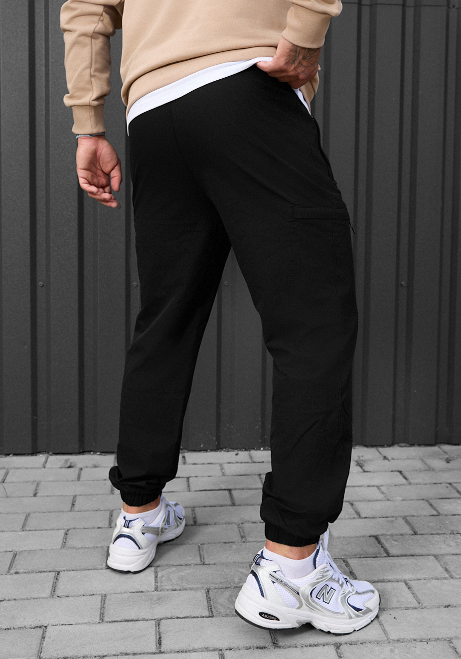 Pantaloni Staff cargo tri black