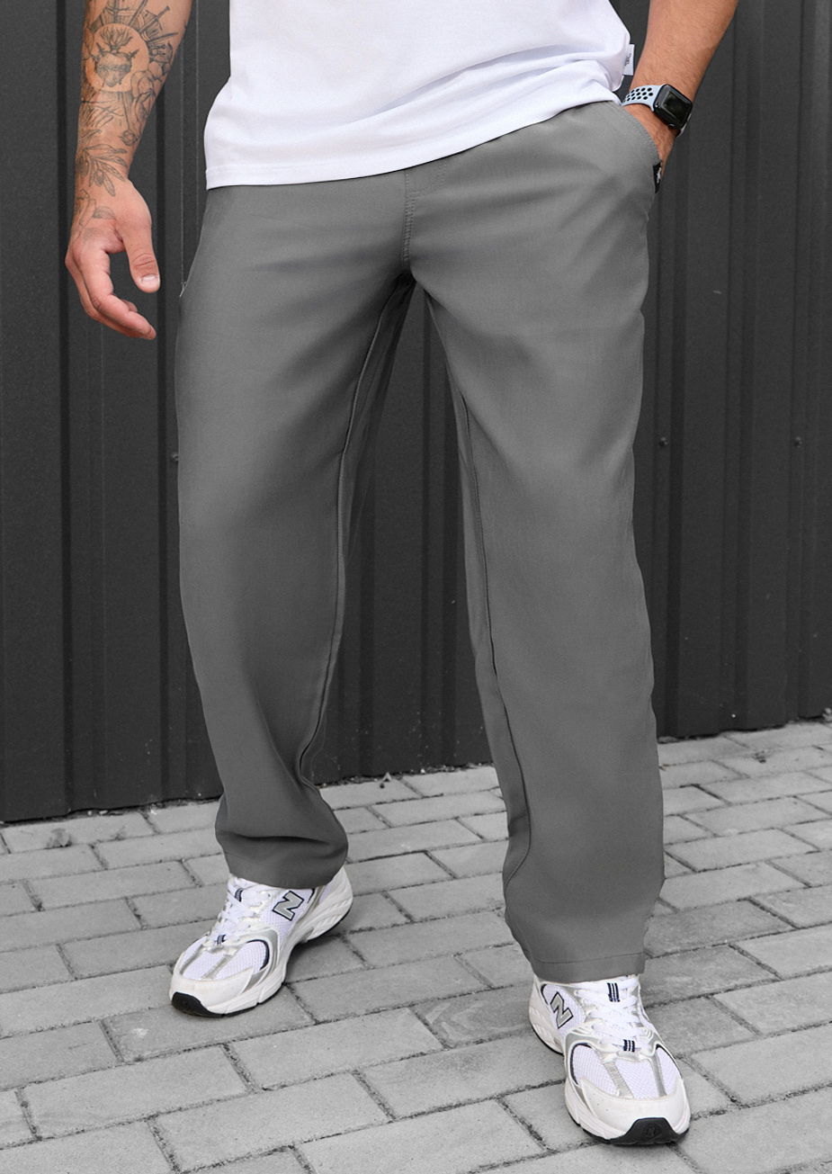 Pantaloni chinos Staff pli gray