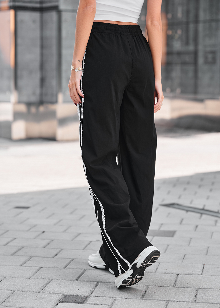 Pantaloni de damă Staff ti black reflective
