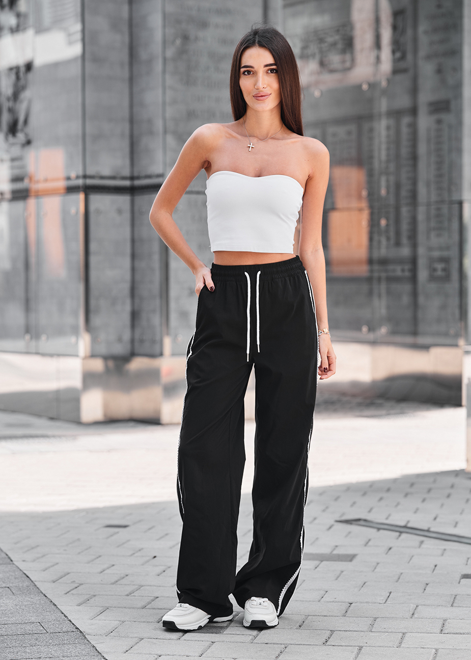 Pantaloni de damă Staff ti black reflective