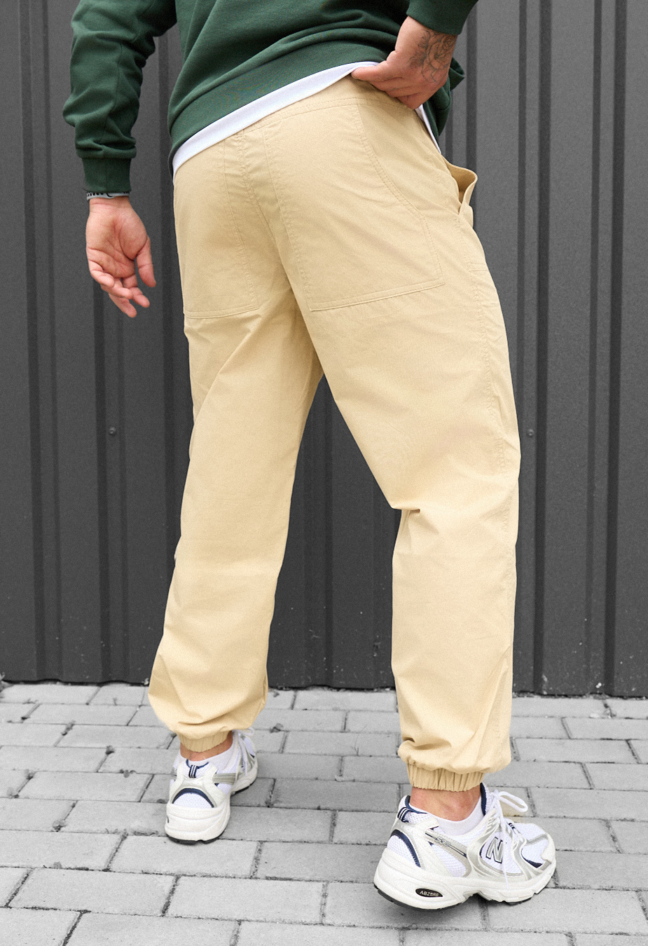 Pantaloni de jogging Staff par beige