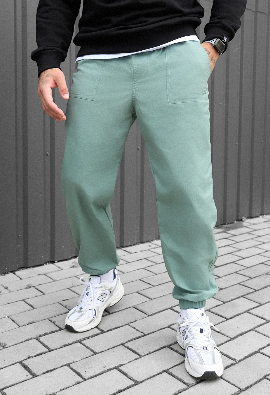 Pantaloni de jogging Staff par turquoise