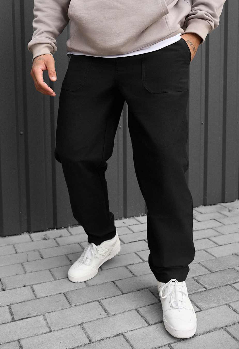 Pantaloni chinos Staff dez black