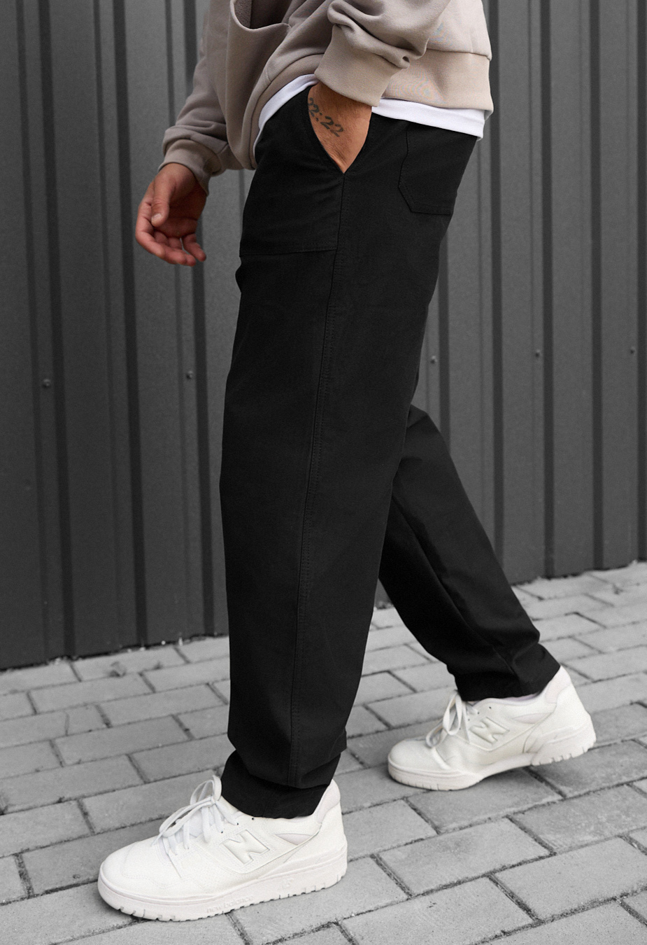 Pantaloni chinos Staff dez black