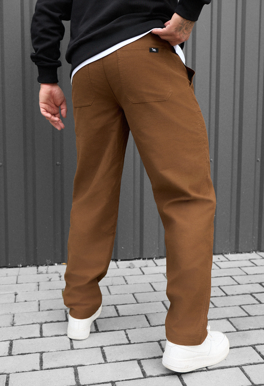 Pantaloni chinos Staff dez brown