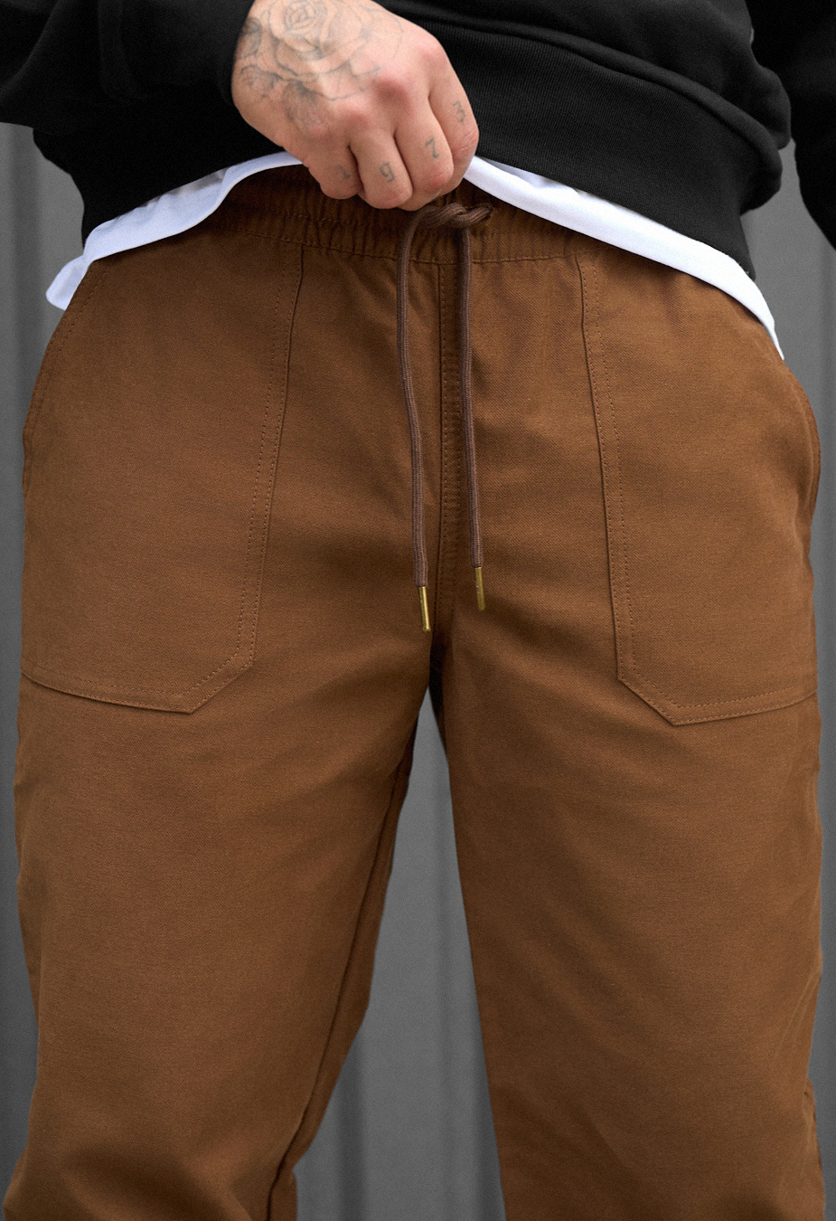 Pantaloni chinos Staff dez brown