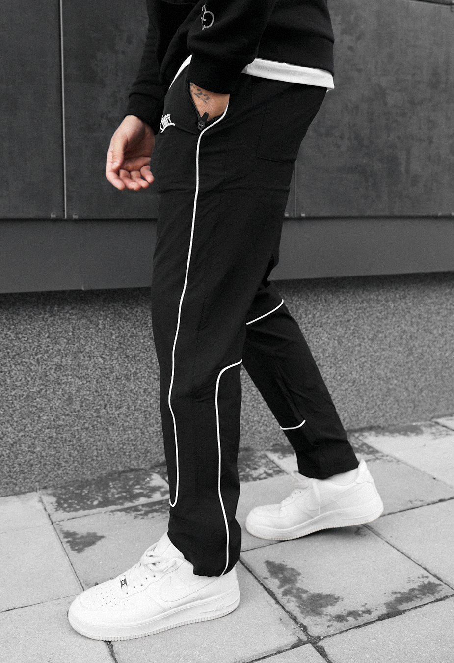 Pantaloni chinos Staff ino black reflective