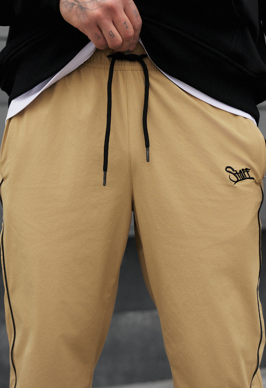 Pantaloni chinos Staff ino beige reflective