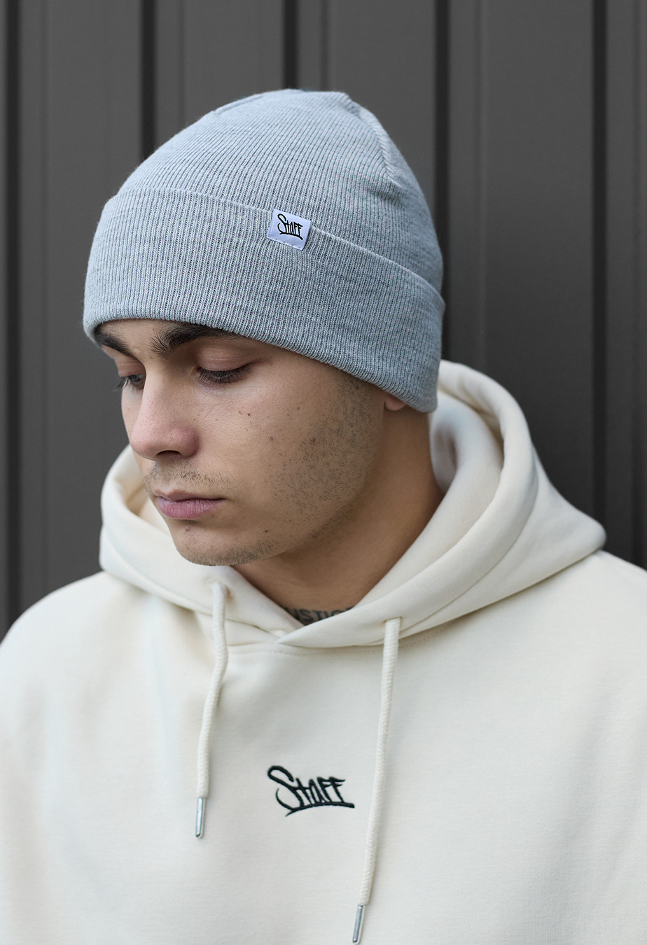 Șapcă Staff light gray basic
