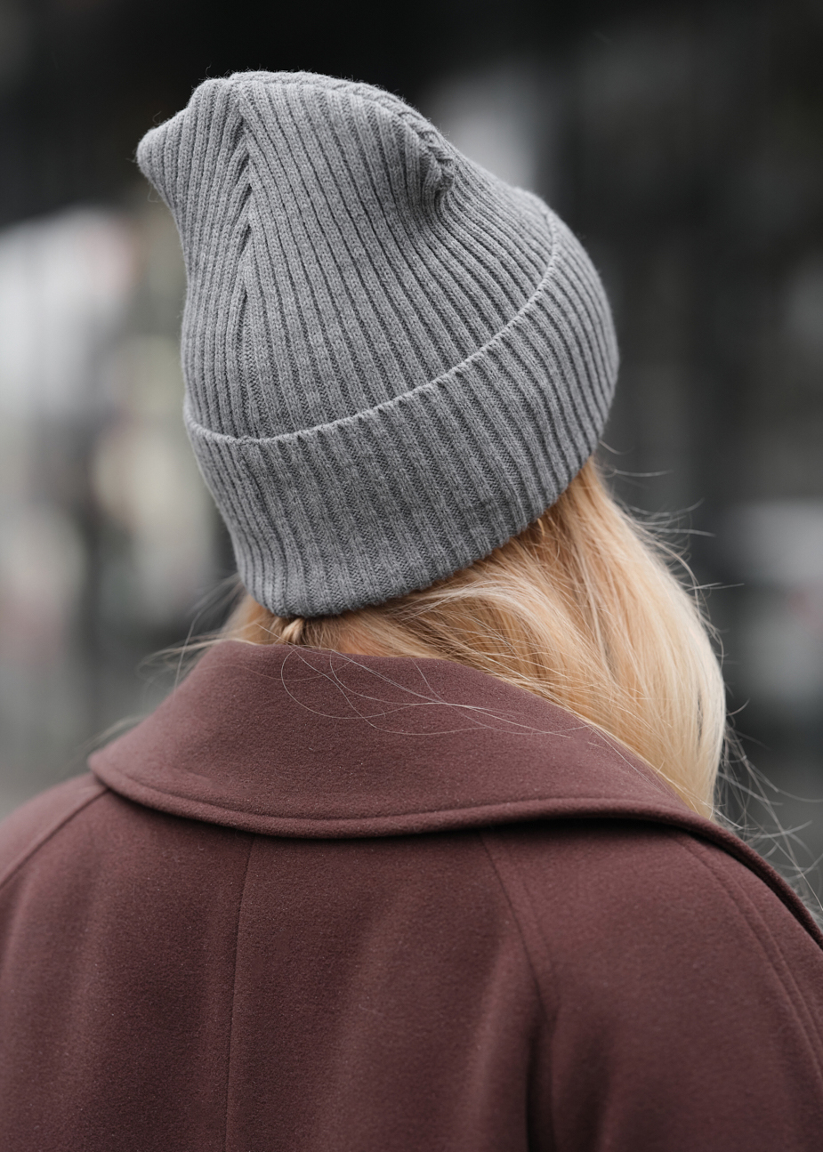 Căciulă de damă Staff gray basic