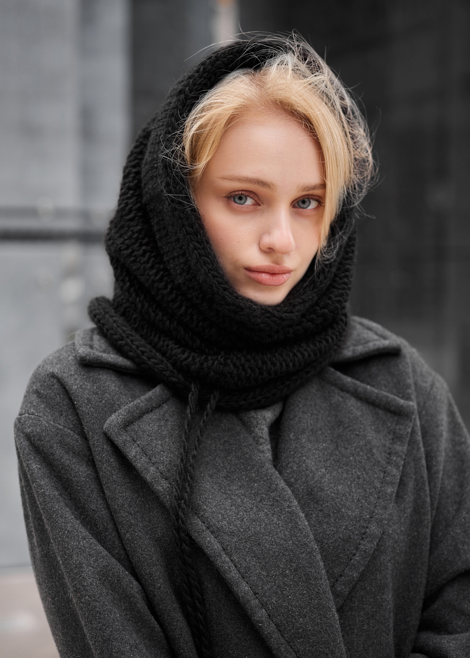 Fular de damă Staff black