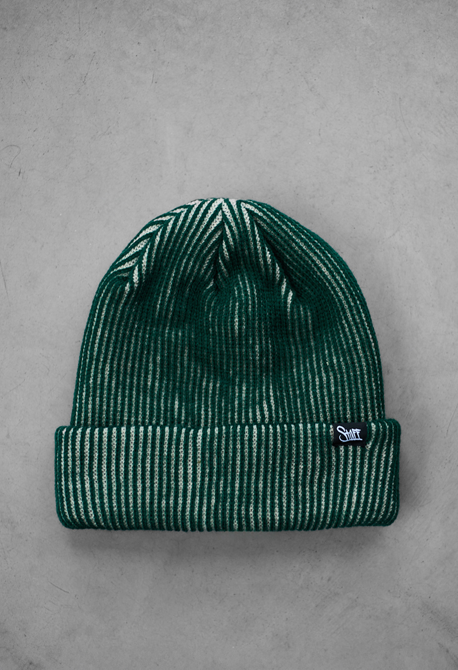 Șapcă Staff beige & green stripes
