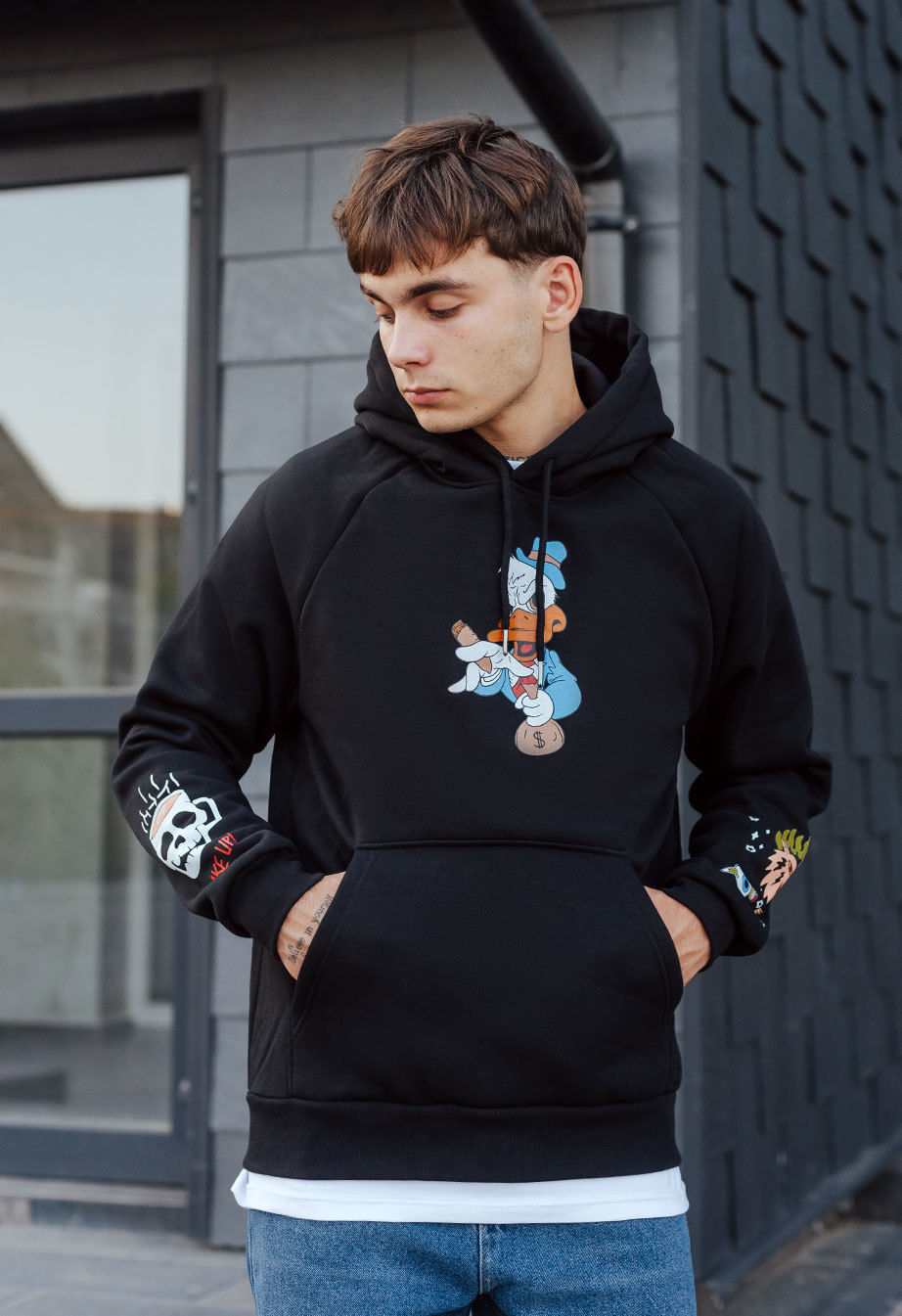 Hanorac Staff wake up oversize fleece