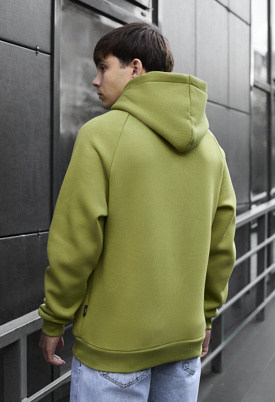 Hanorac Staff light green logo oversize fleece