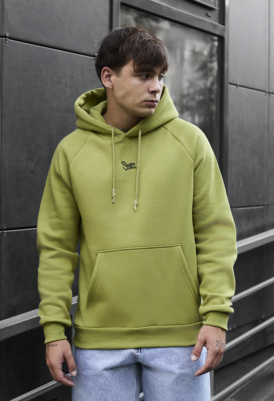 Hanorac Staff light green logo oversize fleece