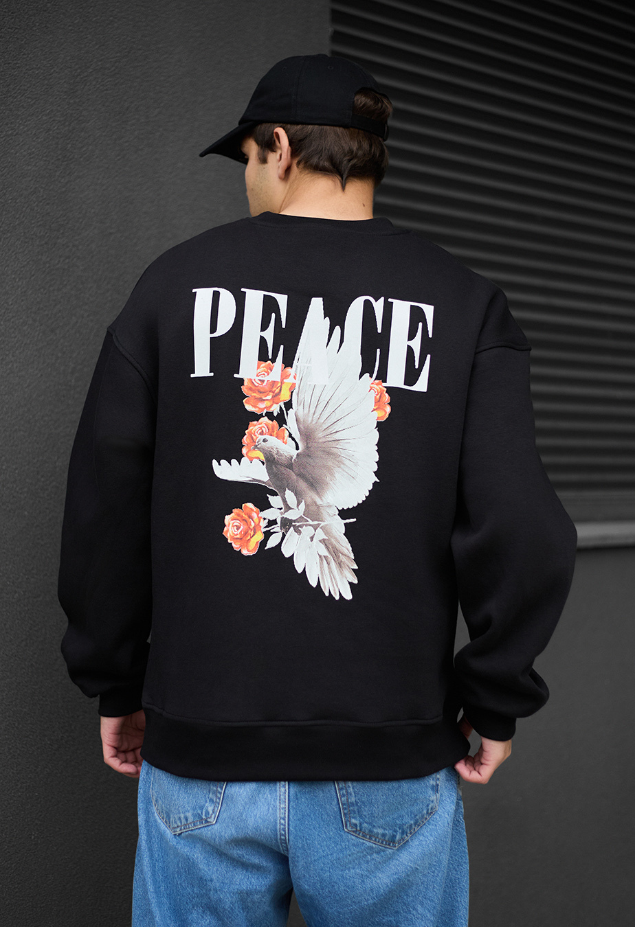 Bluză de trening Staff peace oversize fleece