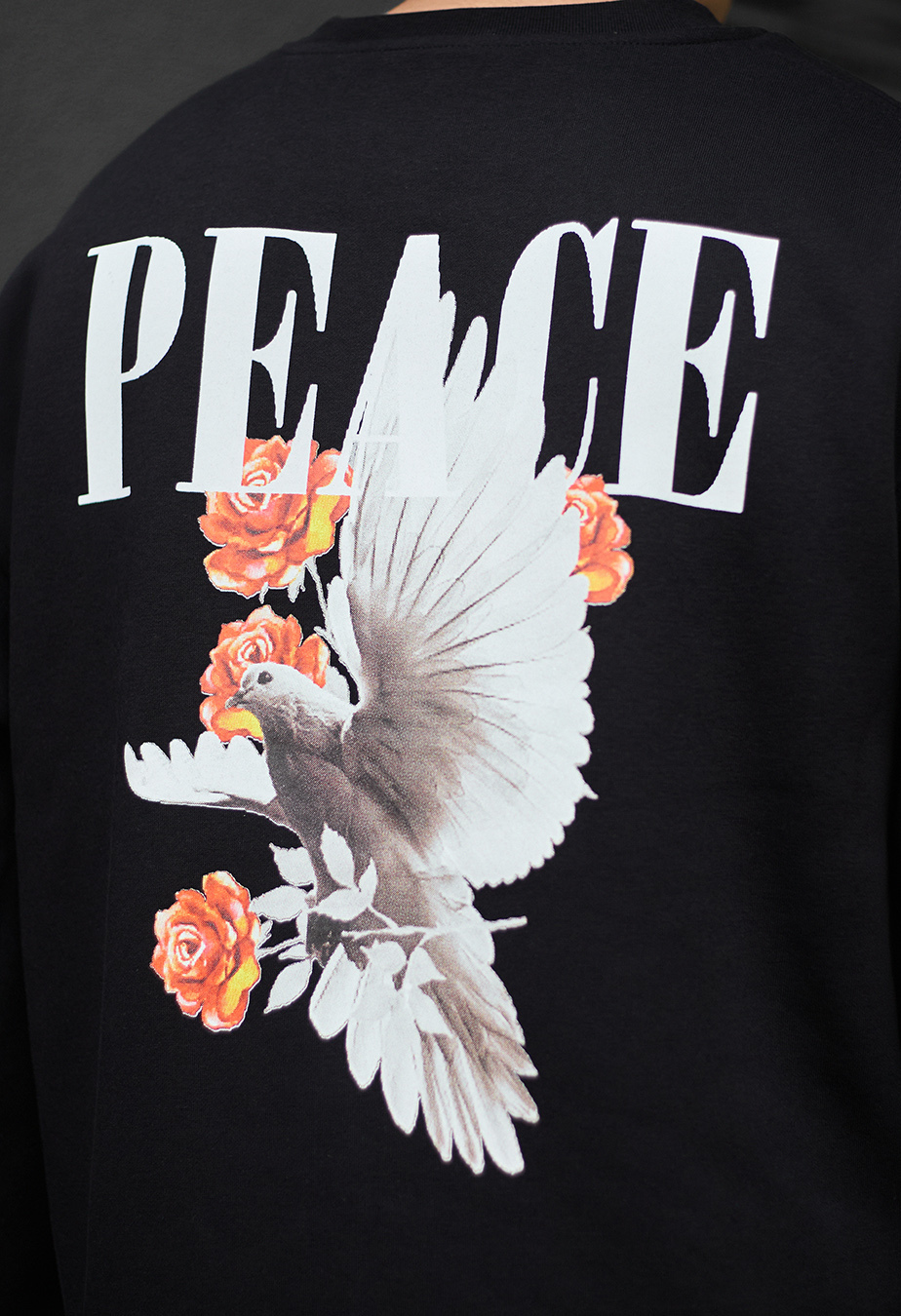 Bluză de trening Staff peace oversize fleece