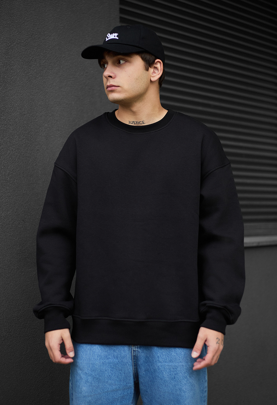 Bluză de trening Staff peace oversize fleece