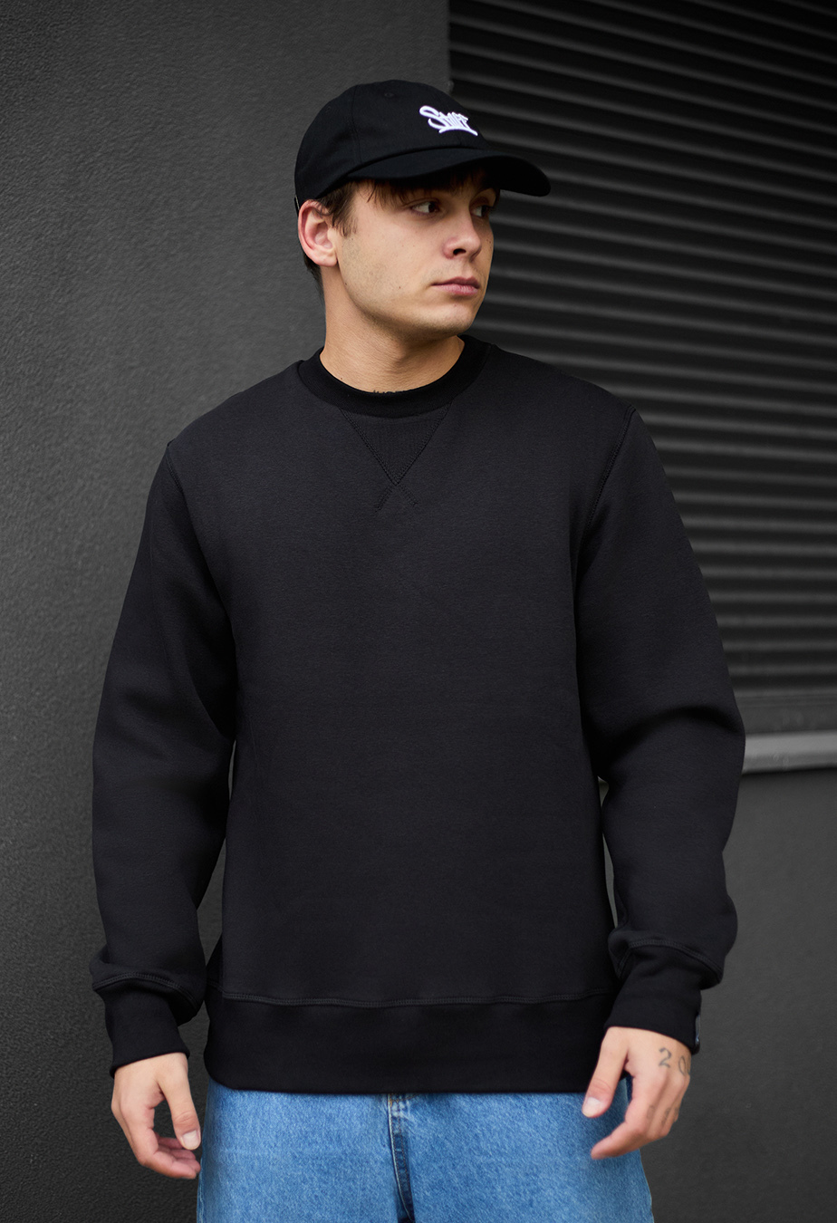 Bluză de trening Staff black basic fleece