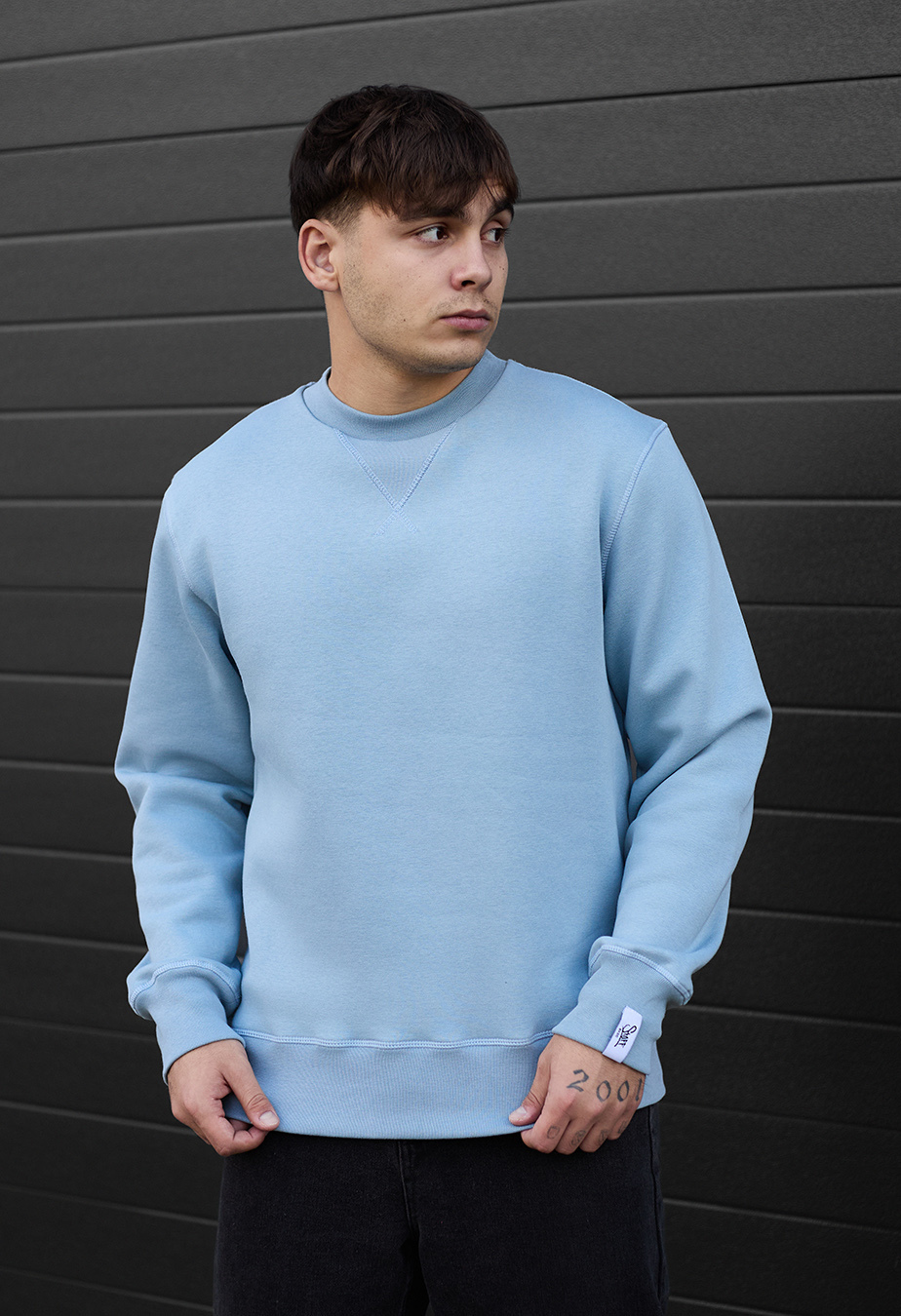 Bluză de trening Staff light blue basic fleece