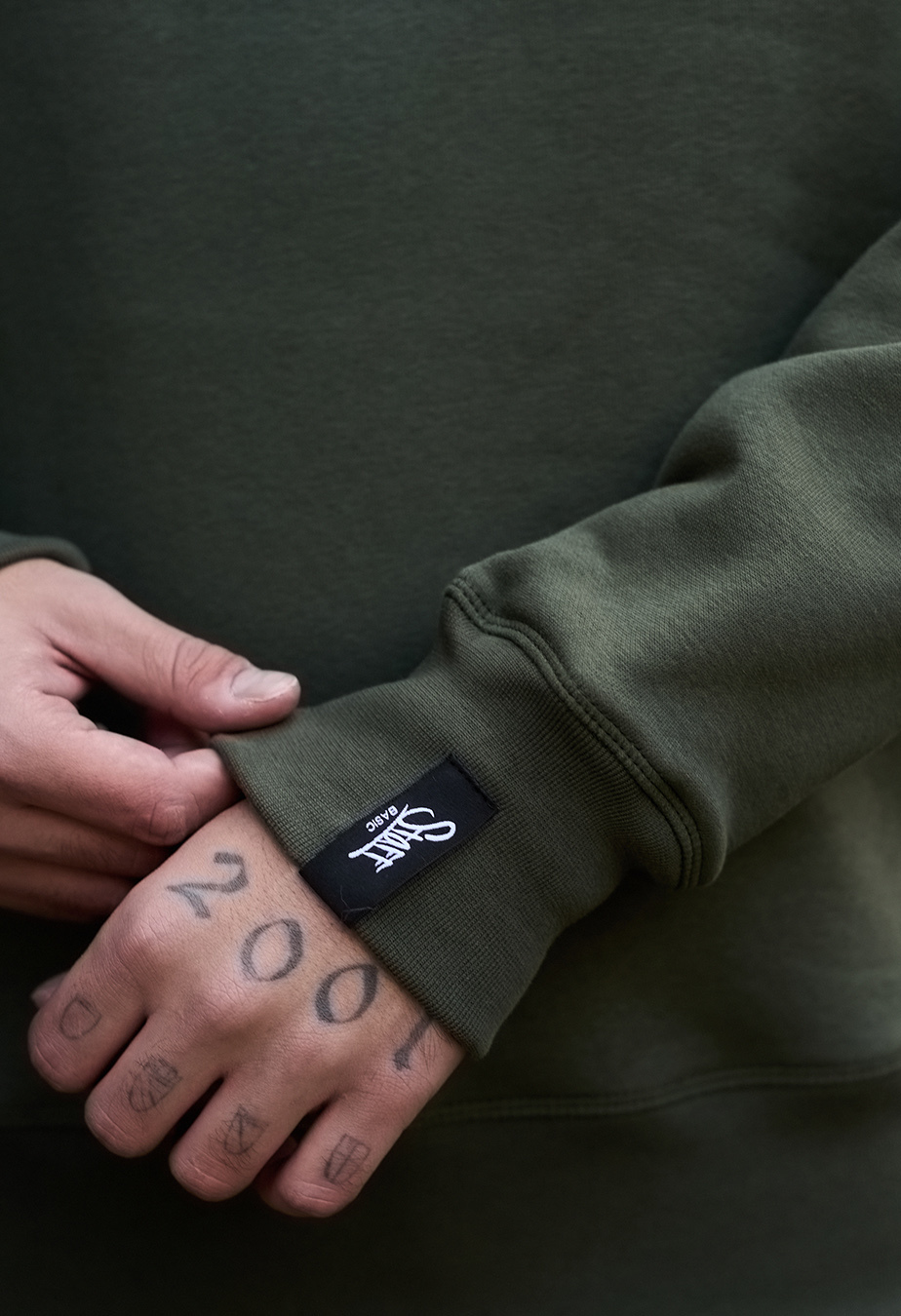 Bluză de trening Staff khaki basic fleece