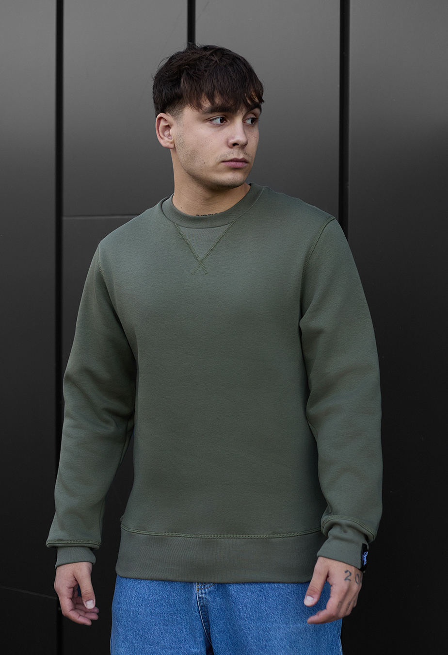 Bluză de trening Staff khaki2 basic fleece