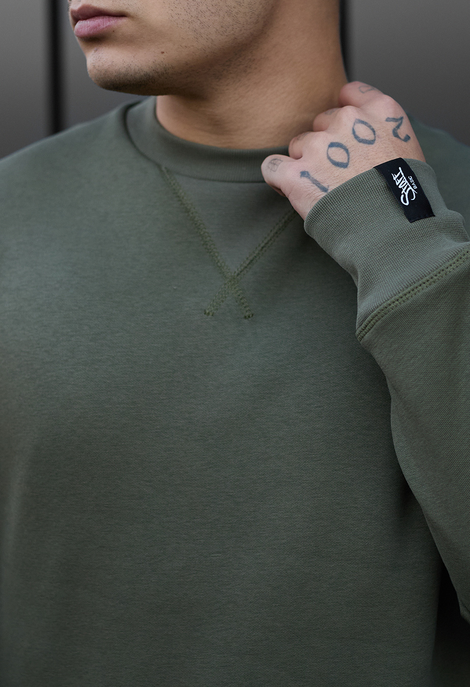Bluză de trening Staff khaki2 basic fleece