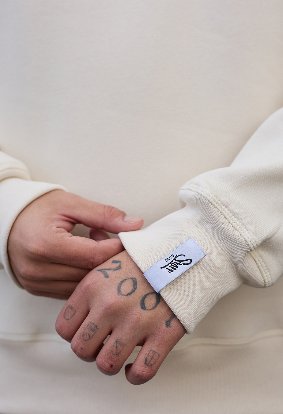 Bluză de trening Staff milk basic fleece