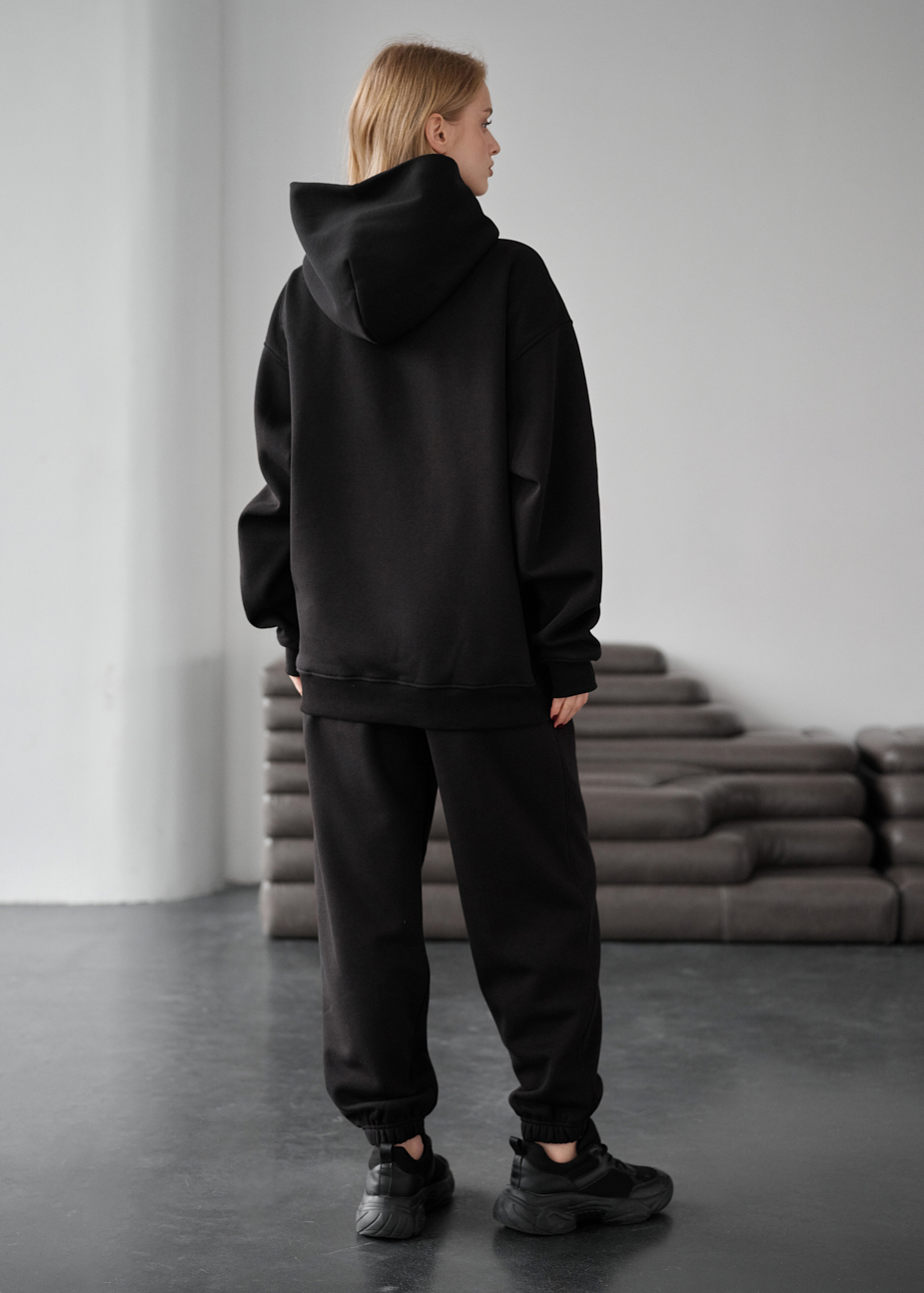 Trening de damă Staff mox black fleece oversize