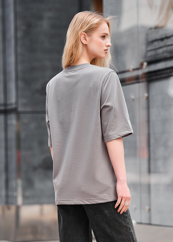 Tricou de damă Staff is logo gray