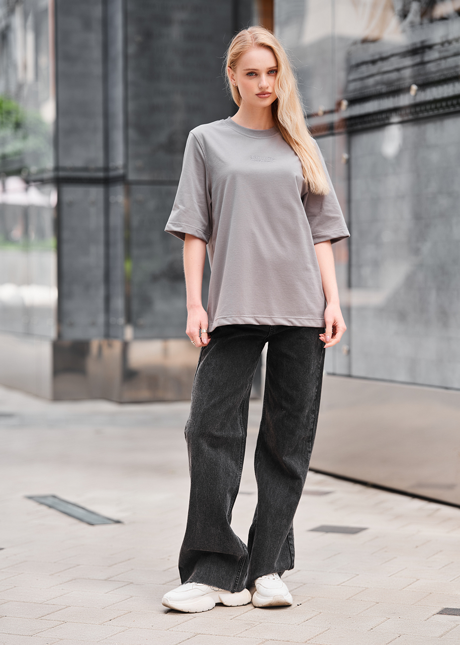 Tricou de damă Staff is logo gray